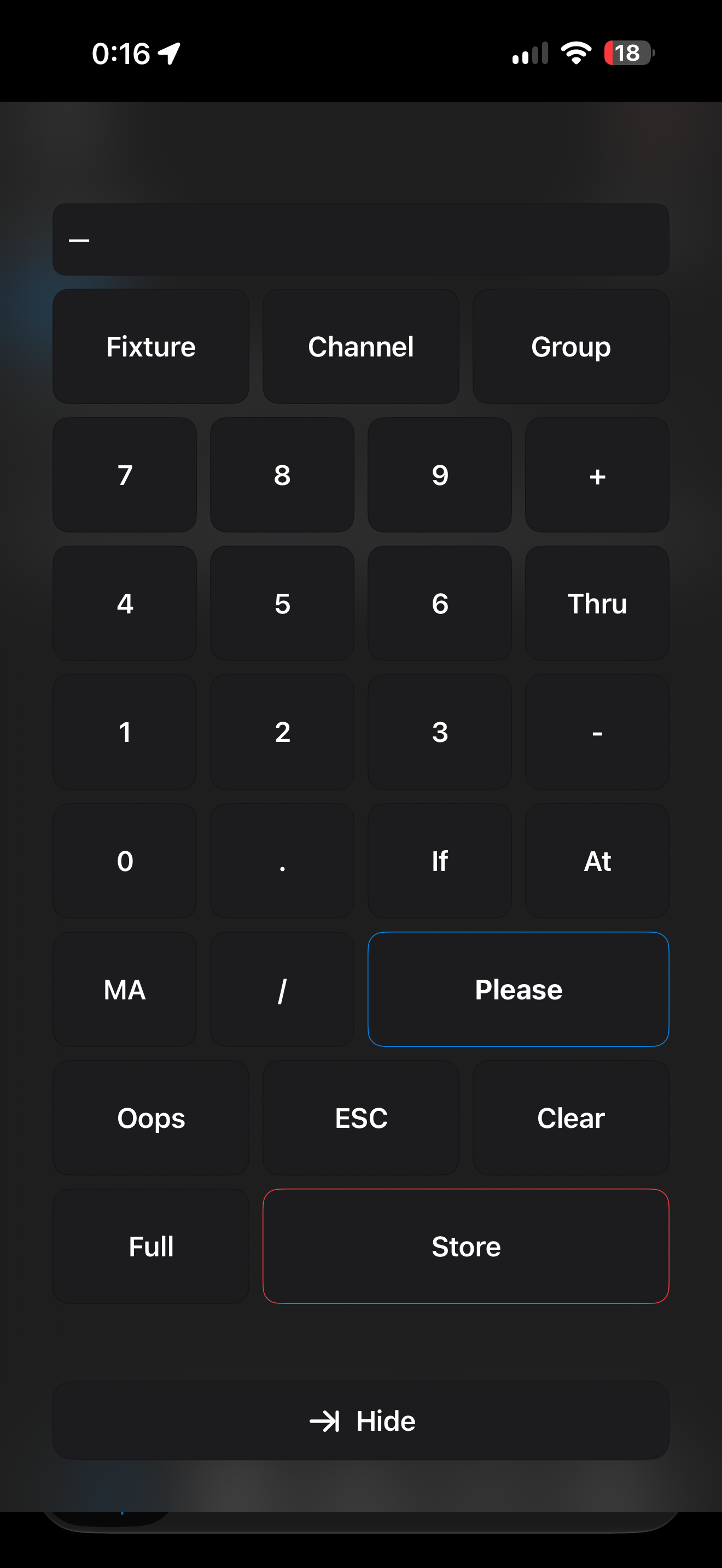 GrandRemote Keypad